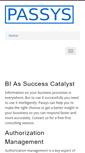 Mobile Screenshot of passys.nl