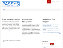 Tablet Screenshot of passys.nl